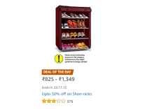[DOTD]Shoe Racks Upto 50% Off @Amazon