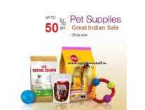 Pet Supplies Minimum 10% off Starting Rs. 17- Amazon