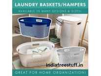 Laundry Baskets from Rs. 115 @ Flipkart