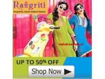 Rangriti Women's Kurta, Bottoms, Stoles & Dupattas Min 50% off from Rs. 140@ Amazon