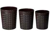 Miamour Set of 3 Plastic Dustbins, 12, 9, 6 Litres Rs. 410 @ Amazon