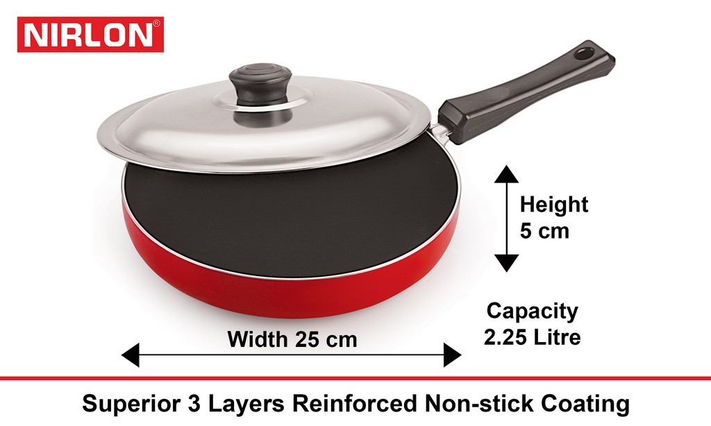 Nirlon Non-Stick Coating Tawas And Kadai Combo Cookware Set Rs.793 - Amazon